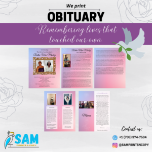 SAM Prints and Copy IG Obituary