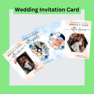 Wedding invitation card